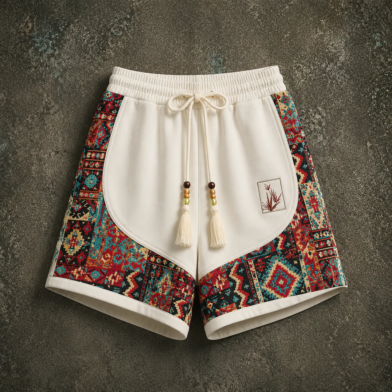 Haren - Pantaloncini in Stile Boho Con Elastico in Vita - Image 4