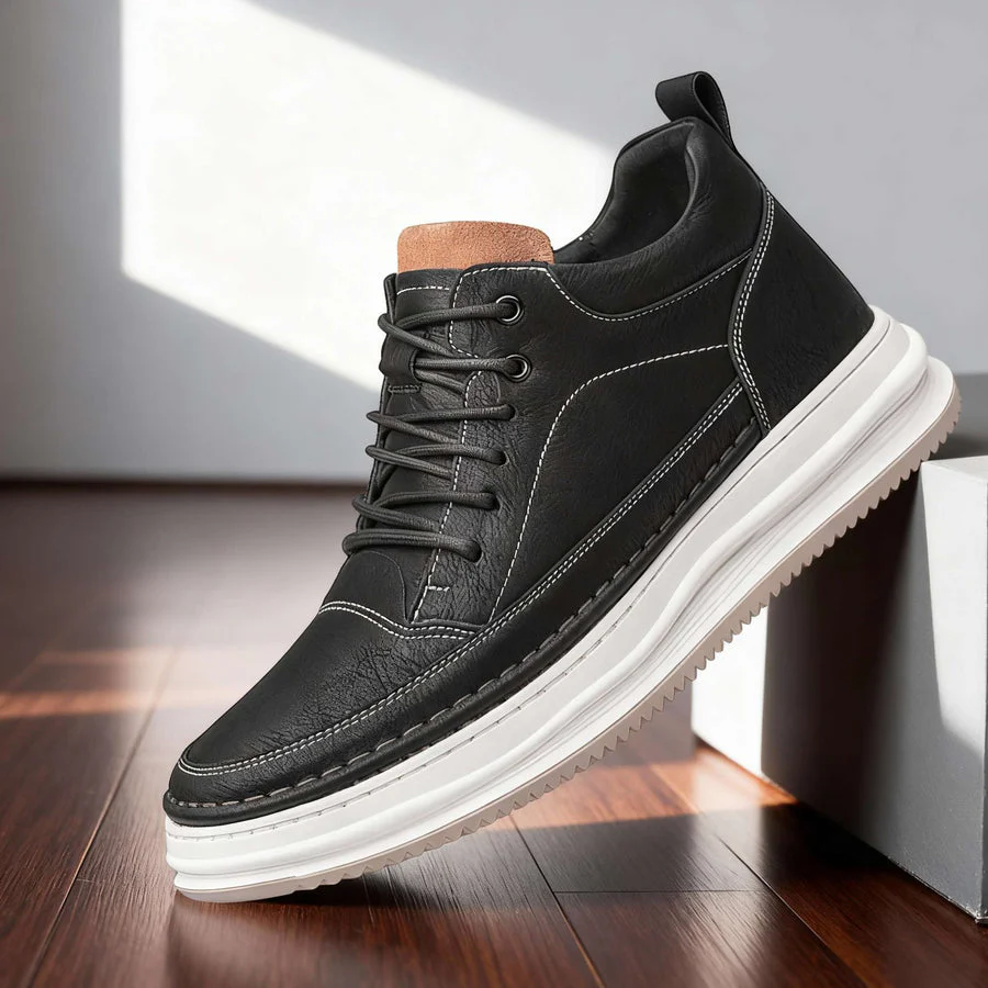 Harold - Scarpa da Ginnastica Stringata in Pelle - Image 2
