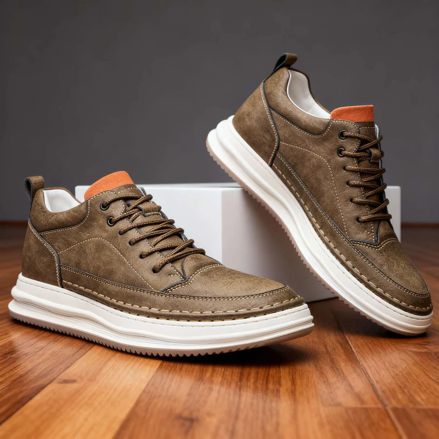Harold - Scarpa da Ginnastica Stringata in Pelle - Image 8