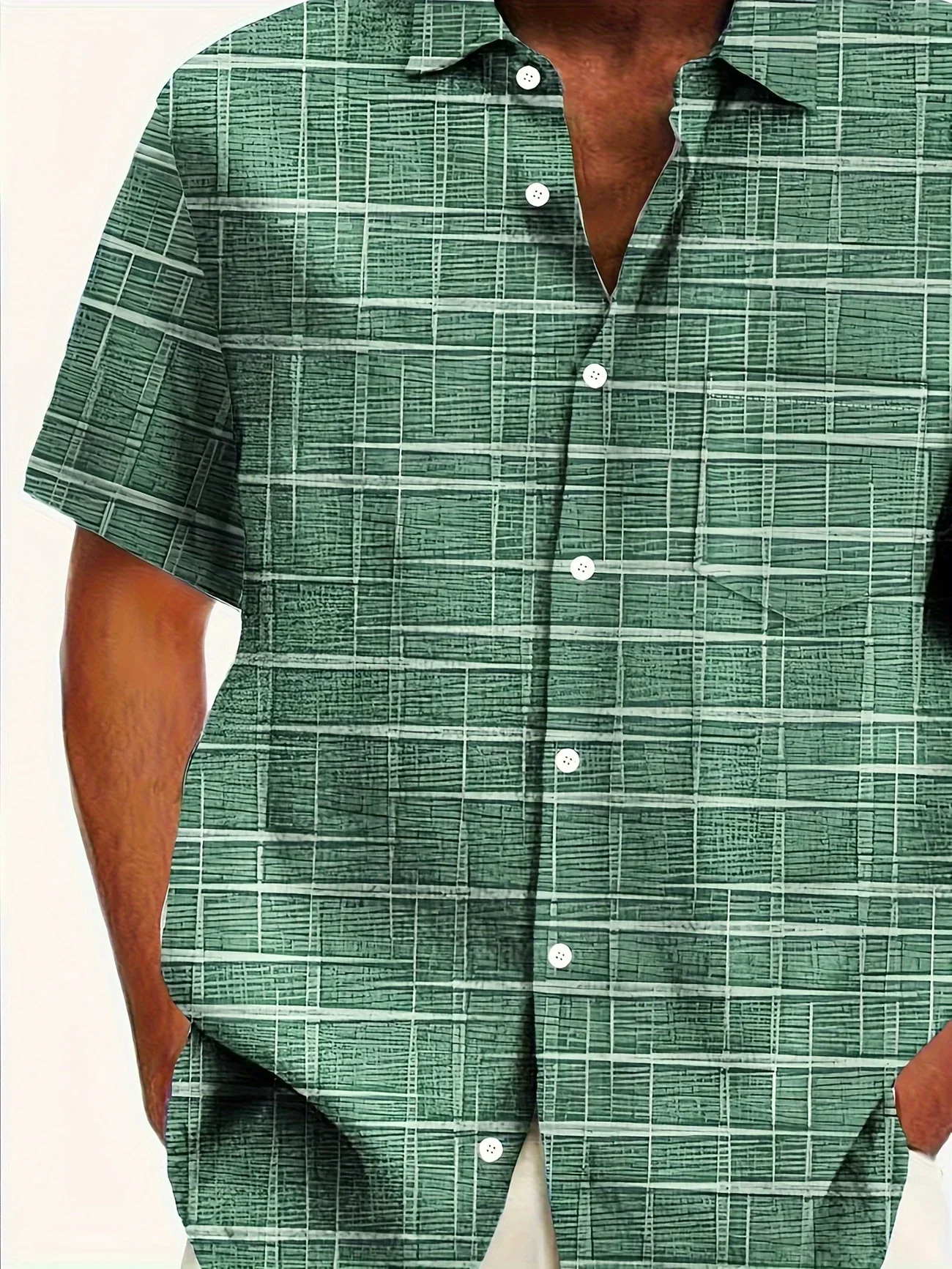 Haroyan - Camicia Elegante Con Motivo A Righe Scozzesi - Image 4