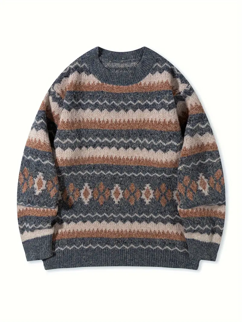 Hartman - Maglione Casual In Maglia Geometrica - Image 2