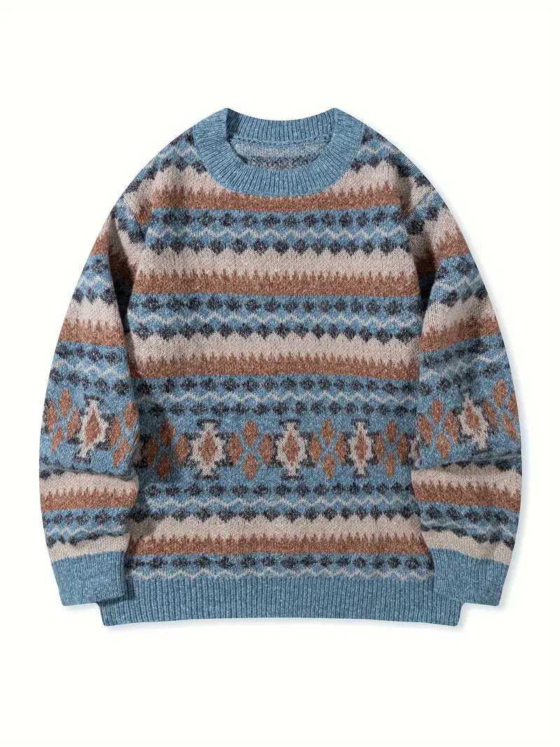 Hartman - Maglione Casual In Maglia Geometrica - Image 3