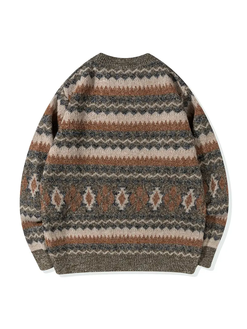 Hartman - Maglione Casual In Maglia Geometrica - Image 4