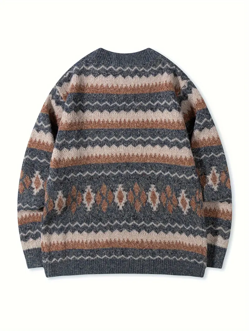 Hartman - Maglione Casual In Maglia Geometrica - Image 5
