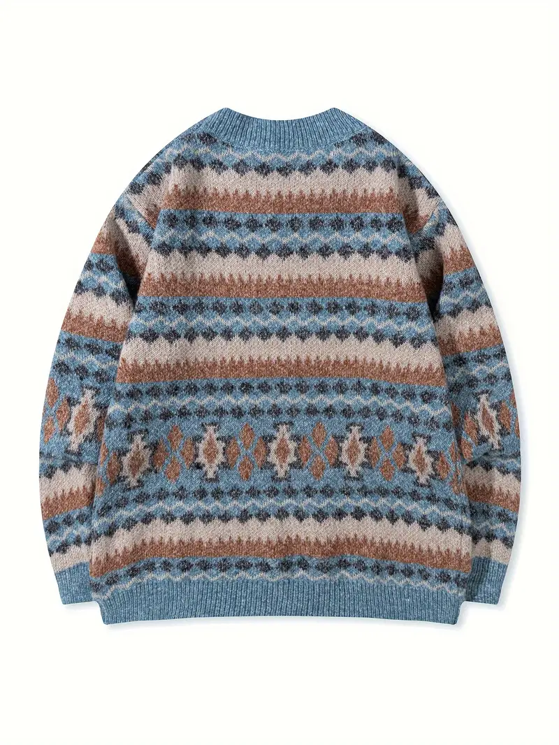 Hartman - Maglione Casual In Maglia Geometrica - Image 6