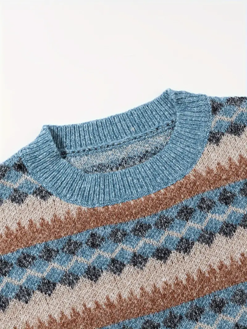 Hartman - Maglione Casual In Maglia Geometrica - Image 7