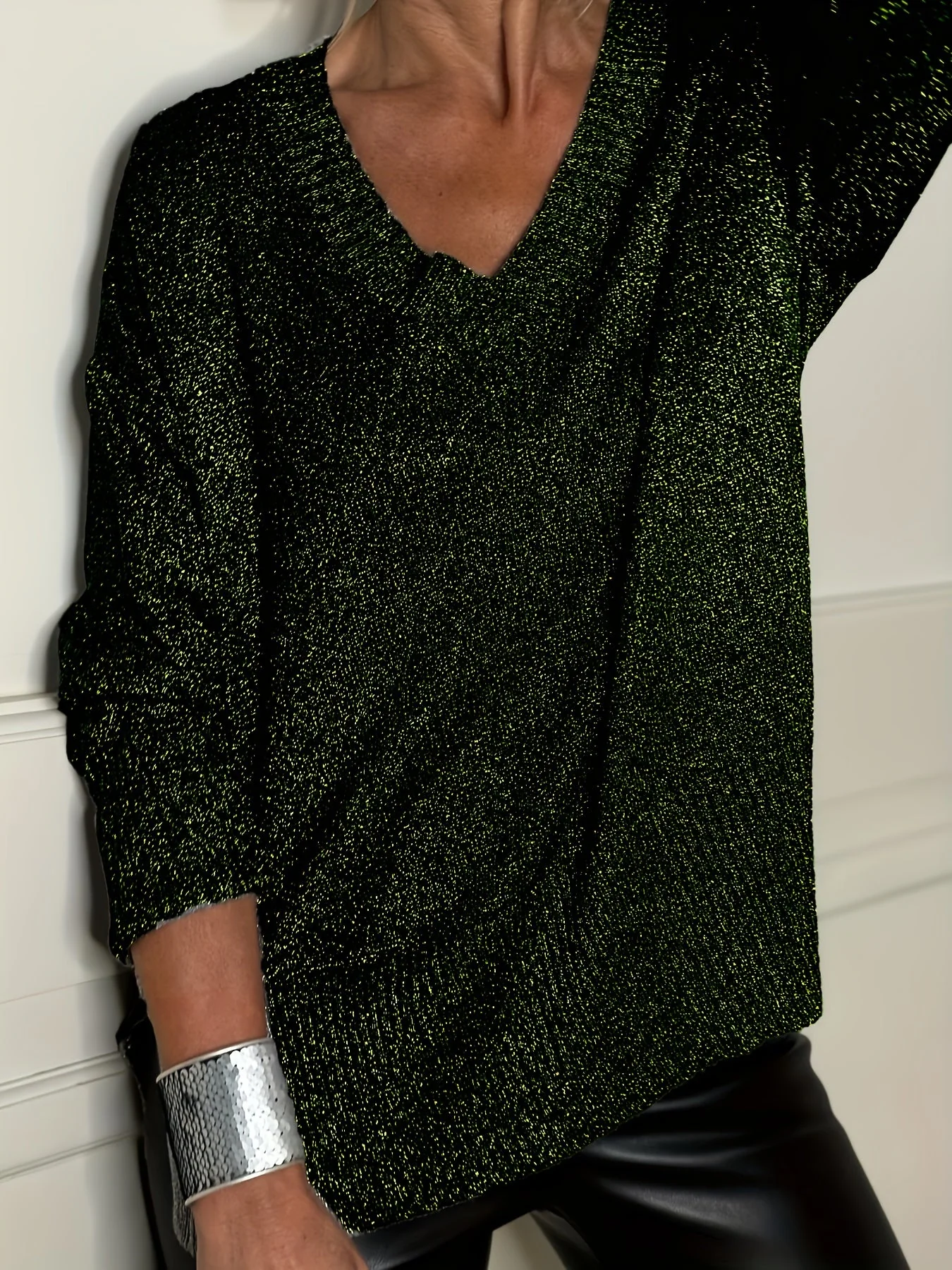 Healy - Maglione Lavorato a Maglia Con Scollo a V - Image 8