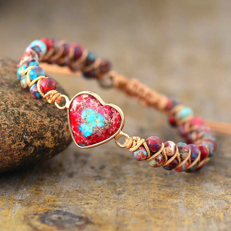 HeartBracelet - Bracciale con Cuore di Diaspro Passionate - Image 3