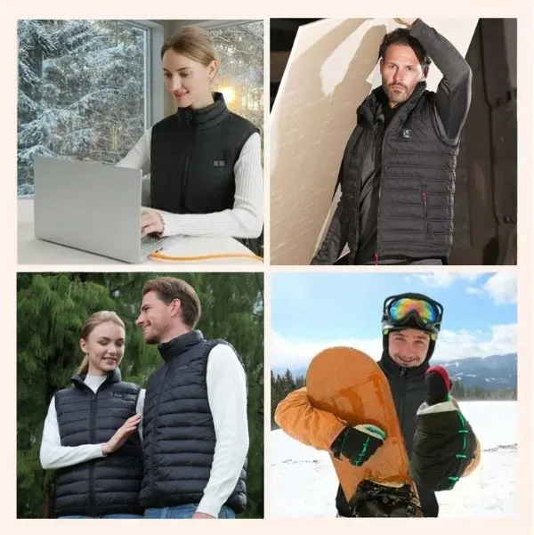 HeatGuard - Gilet Riscaldato Impermeabile Senza Maniche - Image 10