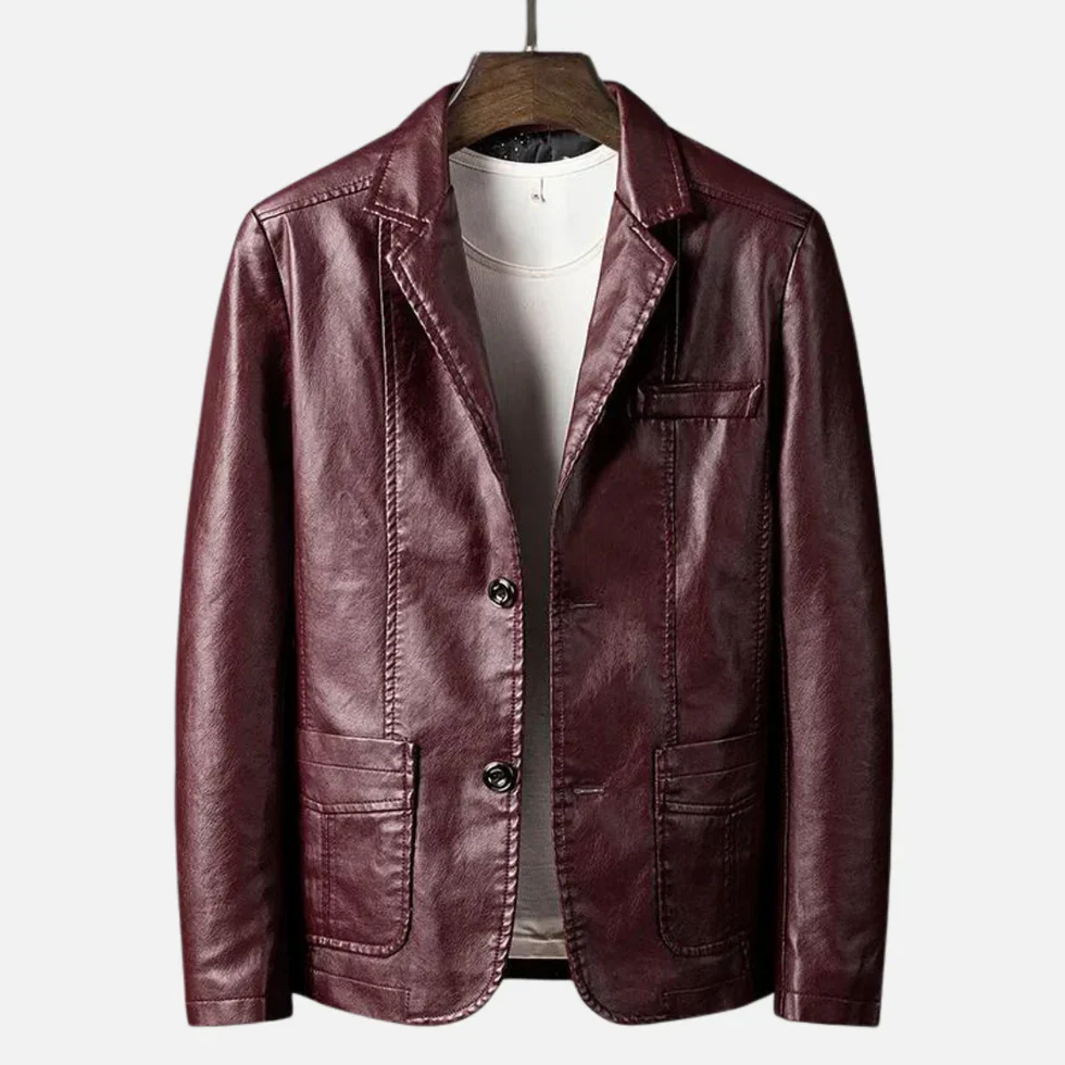 Heinz - Giacca in Pelle Vintage - Image 2