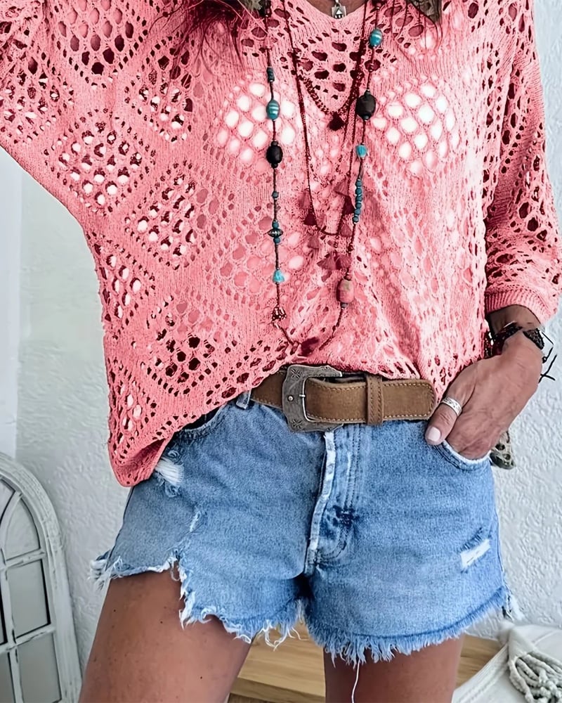 Helenia - Maglione in Maglia Traspirante - Image 11