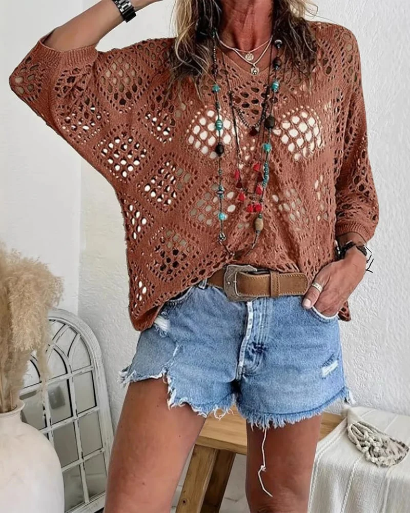 Helenia - Maglione in Maglia Traspirante - Image 6