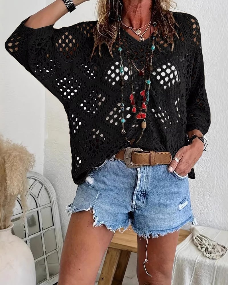 Helenia - Maglione in Maglia Traspirante - Image 7