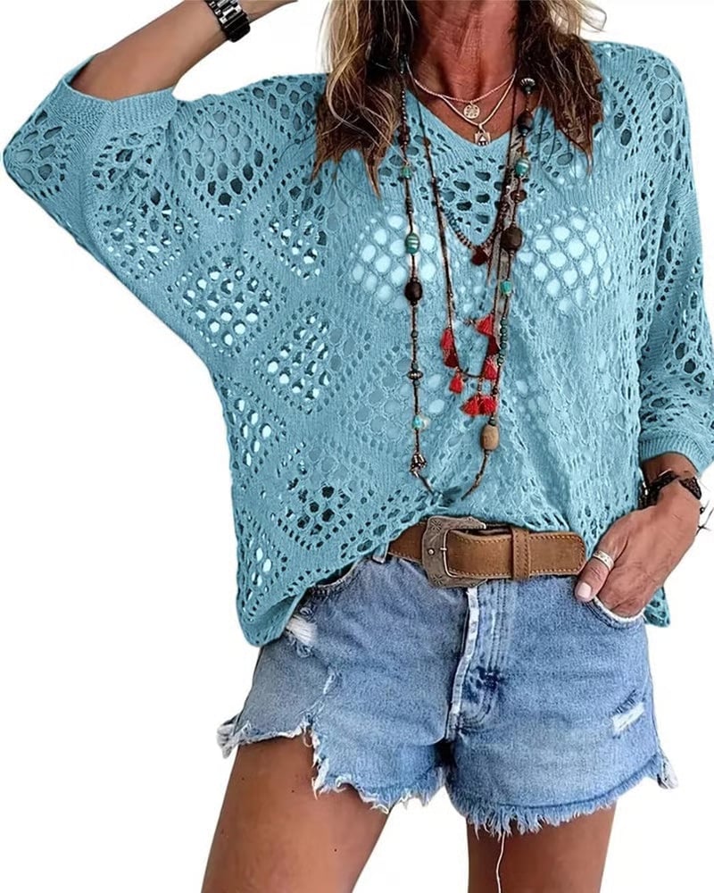 Helenia - Maglione in Maglia Traspirante - Image 8