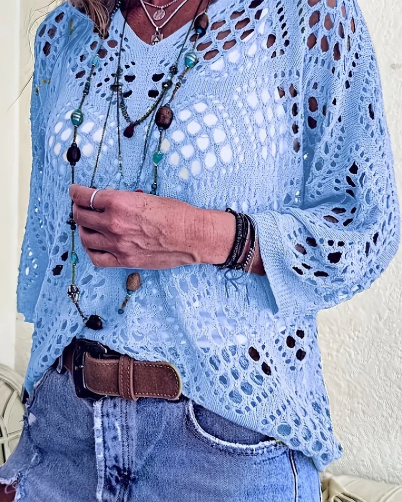 Helenia - Maglione in Maglia Traspirante - Image 9