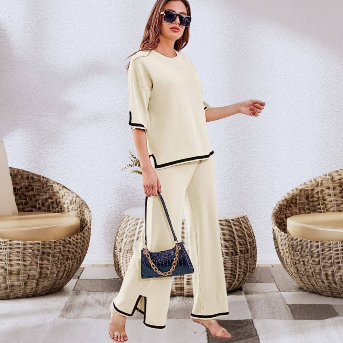 Heleta - Elegante Completo a Due Pezzi in Stile Capri - Image 5