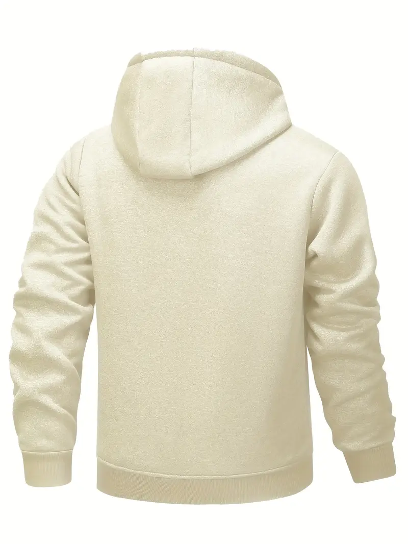 Helge - Felpa Con Cappuccio e Zip a Maniche Lunghe Informale - Image 16