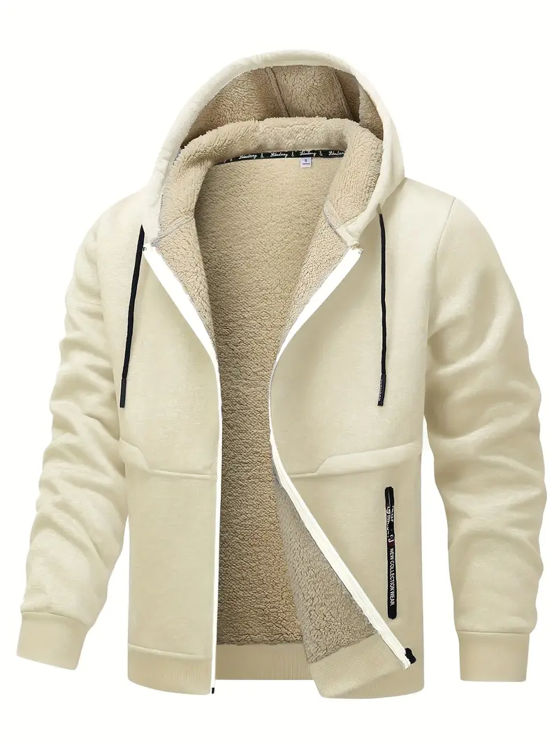 Helge - Felpa Con Cappuccio e Zip a Maniche Lunghe Informale - Image 6