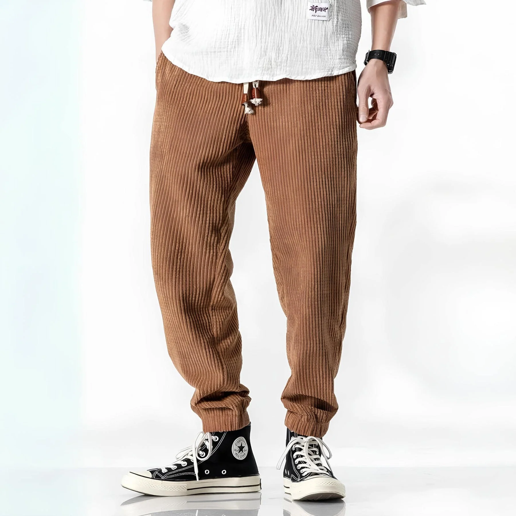 Hendrix - Pantaloni Moderni in Velluto - Image 3