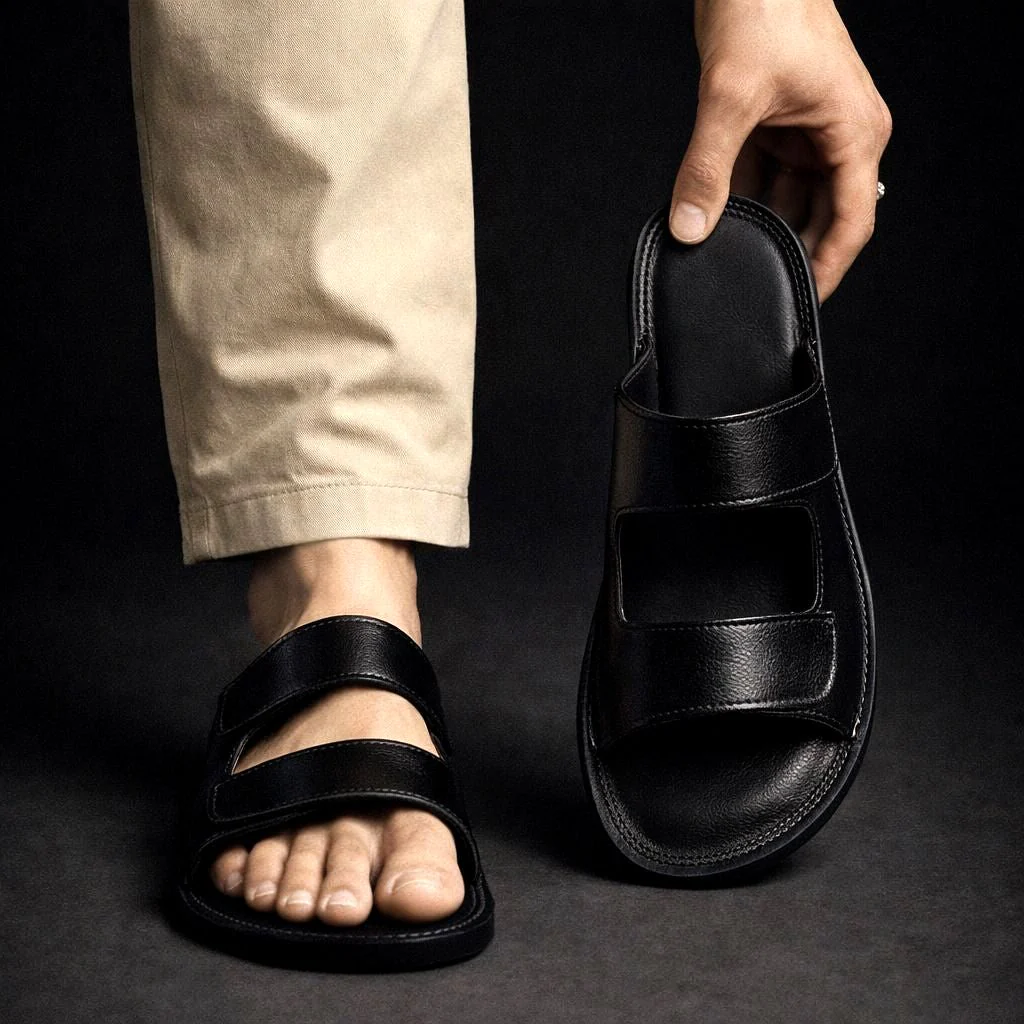 Henrique - Sandali Slip-on Con Doppio Cinturino - Image 5