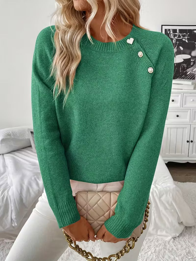 Hilarina - Maglione a Maniche Lunghe Lavorato a Maglia - Image 10