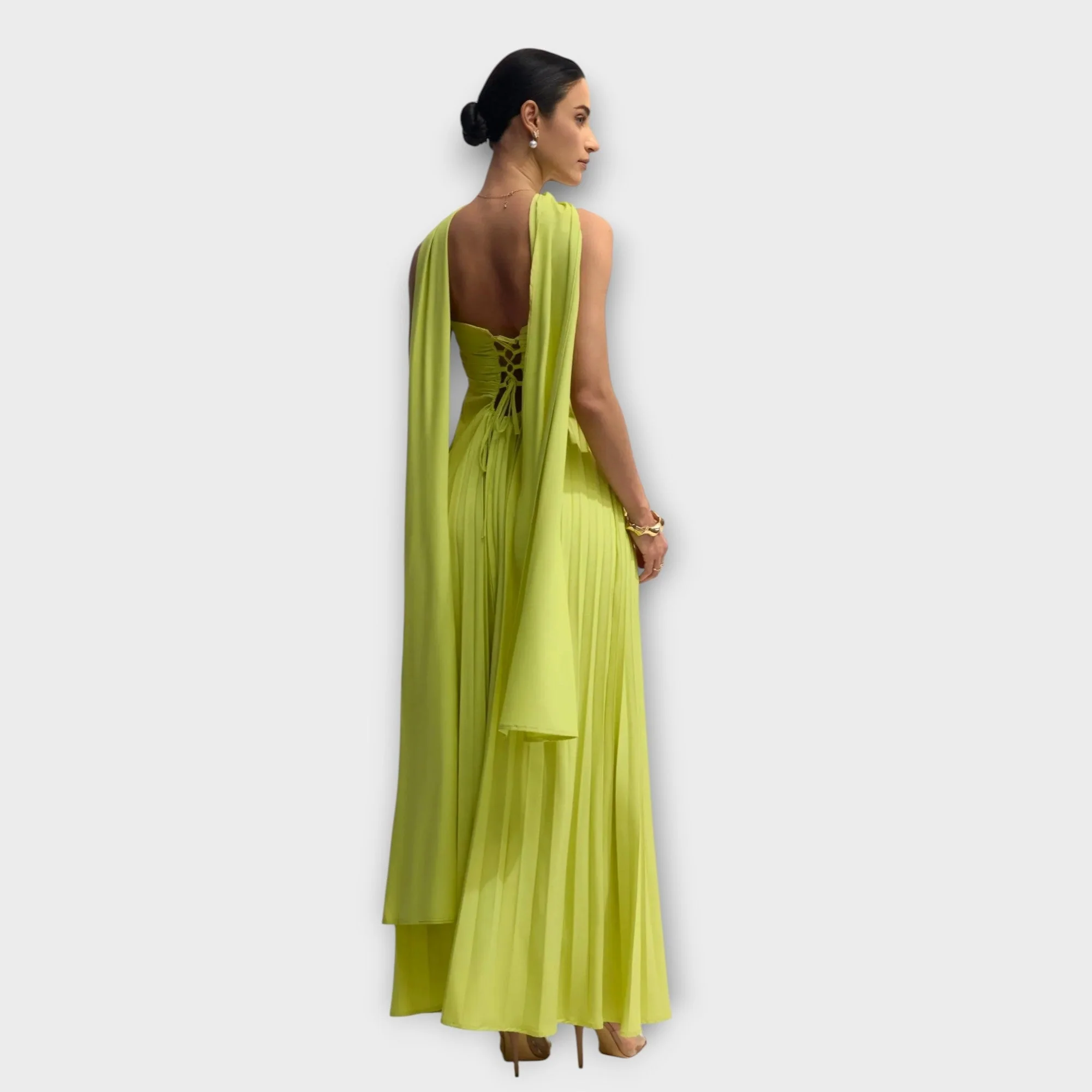 Hildaa - Elegante Abito Lungo Senza Bretelle - Image 4