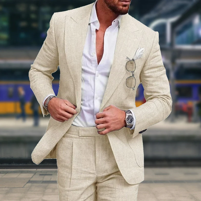 Hilmar - Elegante Abito Vestibilità Slim - Image 2