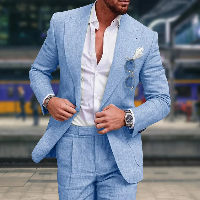 Hilmar - Elegante Abito Vestibilità Slim - Image 3