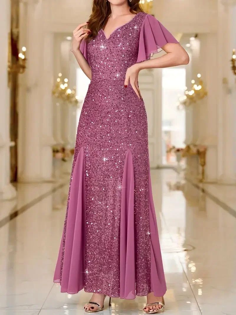 Hinrikka - Vestito di Raso Elegante e Raffinato - Image 2