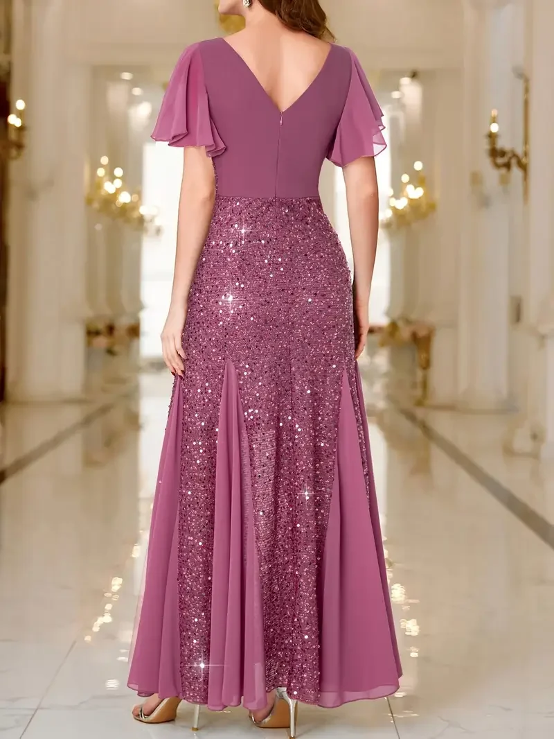 Hinrikka - Vestito di Raso Elegante e Raffinato - Image 3
