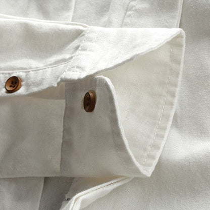 Hrvoje - Camicia Elegante Con Collo Alla Coreana - Image 6