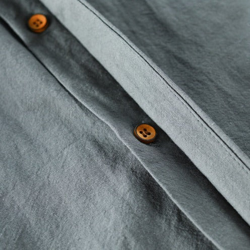 Hrvoje - Camicia Elegante Con Collo Alla Coreana - Image 7