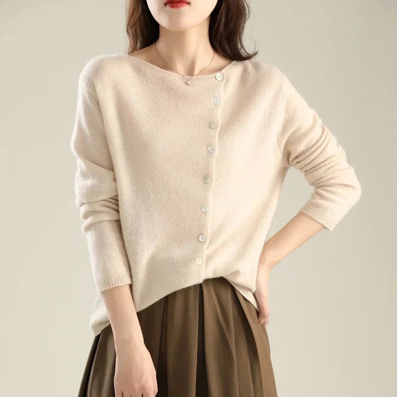 Huerta - Elegante Cardigan Lavorato a Maglia Con Bottoni - Image 4