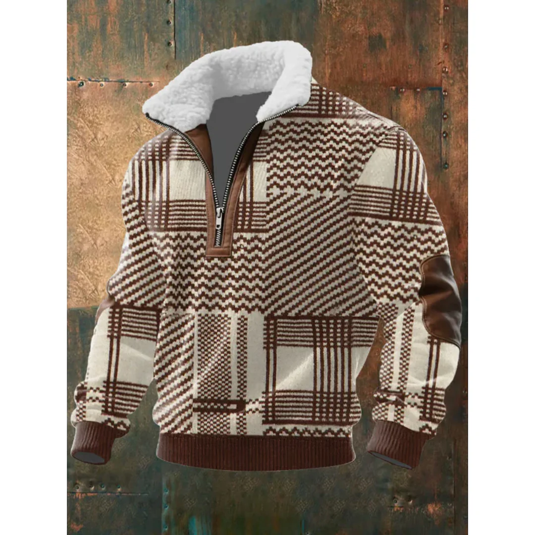 Ibrahima - Maglione In Pile Con Collo Alto e Zip - Image 11