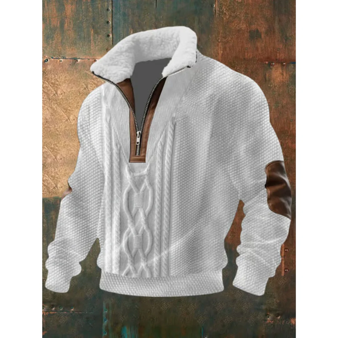 Ibrahima - Maglione In Pile Con Collo Alto e Zip - Image 12