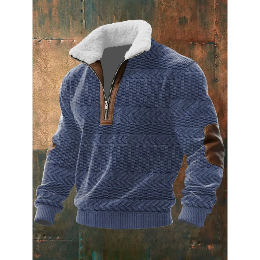 Ibrahima - Maglione In Pile Con Collo Alto e Zip - Image 8