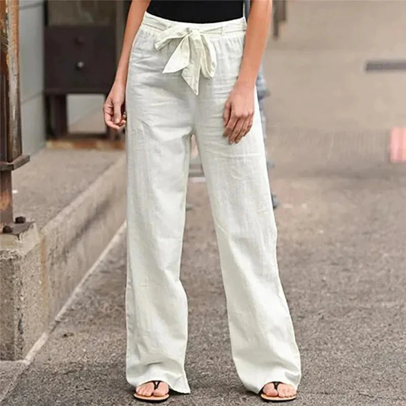 Ilnara - Pantalone in Lino Elasticizzato - Image 6