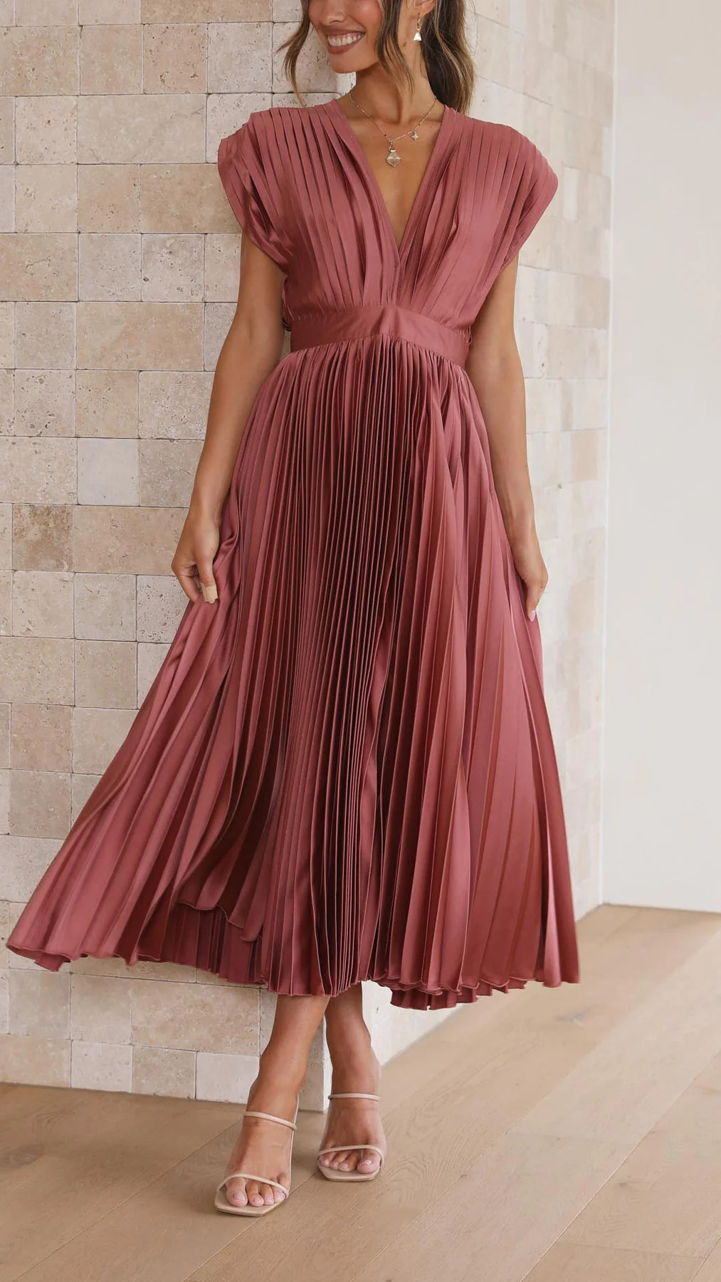 Iria - Abito Elegante a Pieghe - Image 5