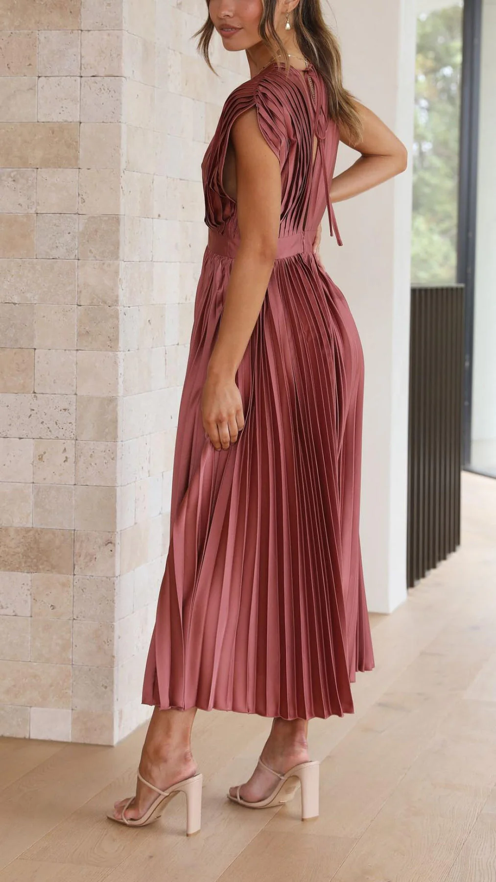 Iria - Abito Elegante a Pieghe - Image 6