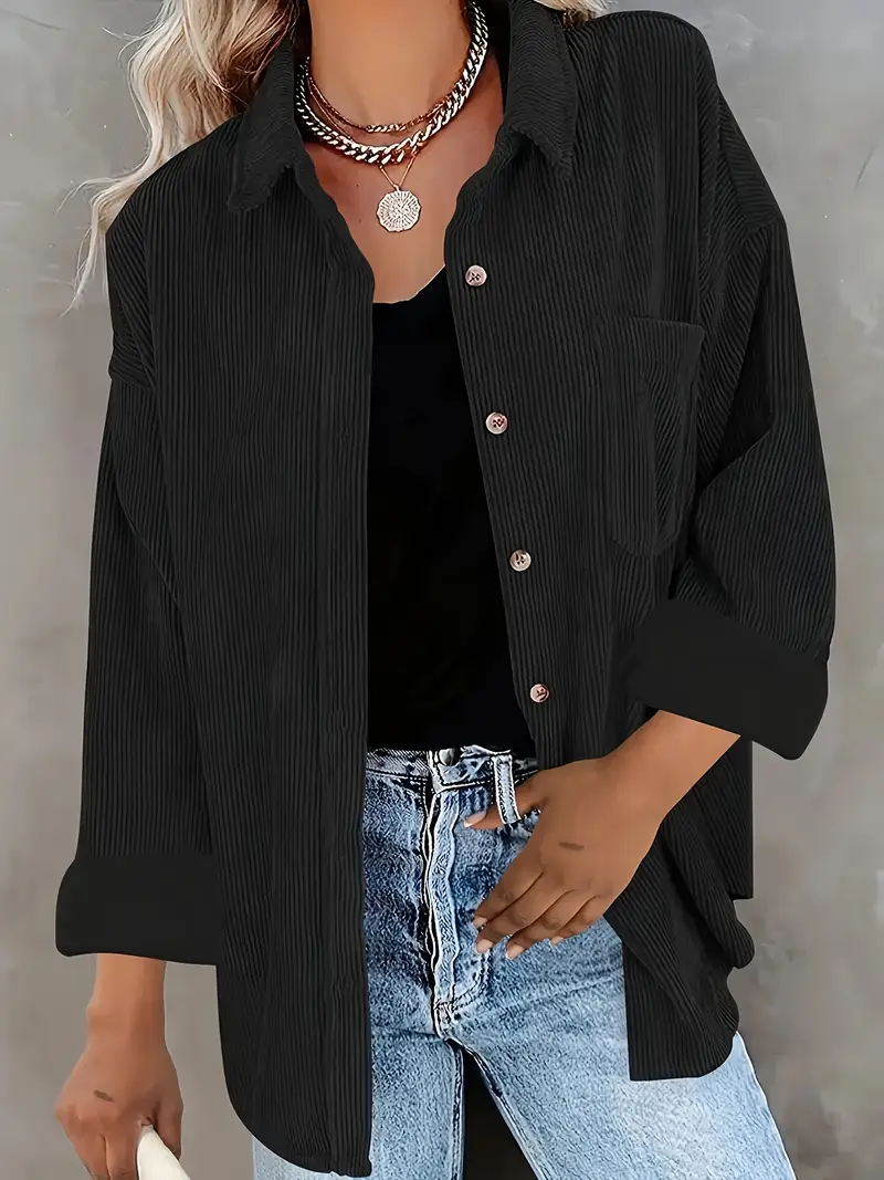 Irmela - Camicia a Maniche Lunghe Con Bottoni - Image 5