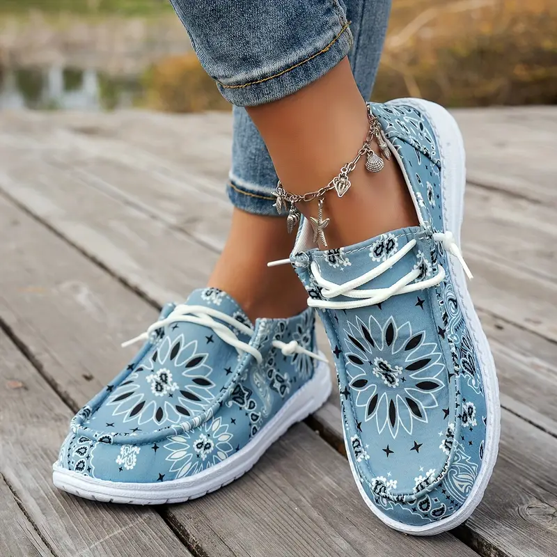 Isavella - Casual Estate Scarpe Con Motivo Floreale - Image 6