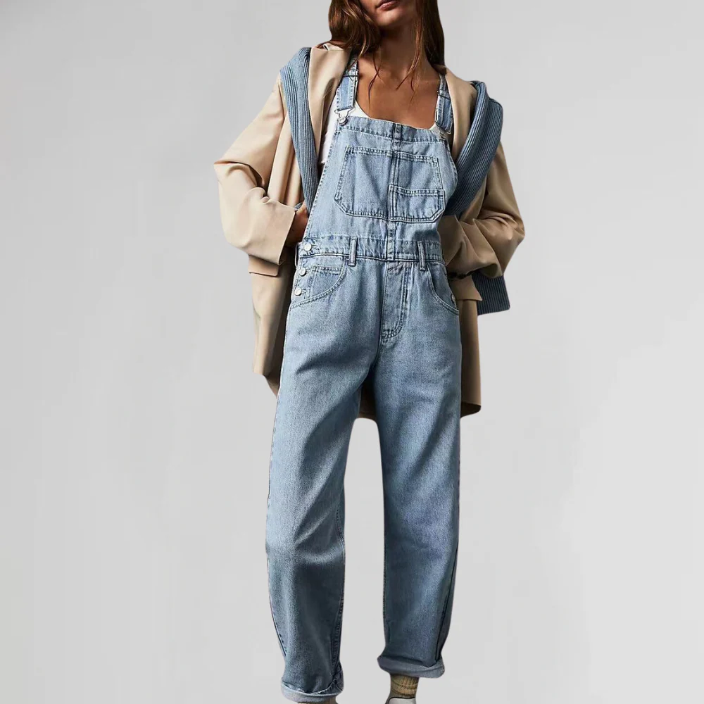 Jacqui - Comoda Tuta In Denim - Image 3