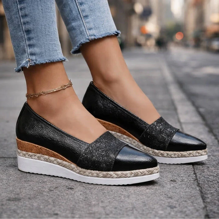 Jahaira - Eleganti Scarpe Con Zeppa Antiscivolo - Image 3