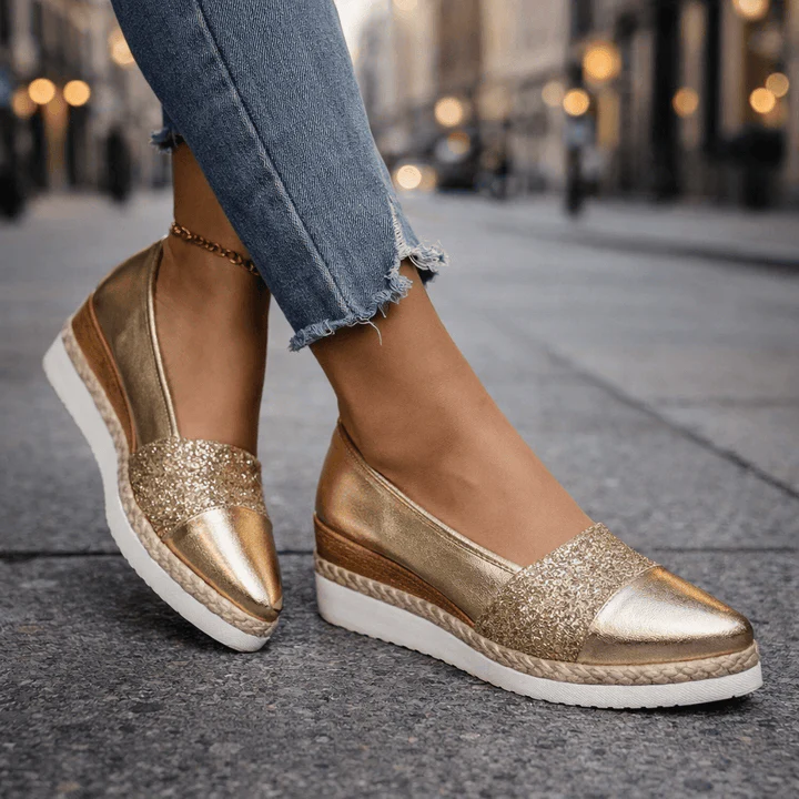 Jahaira - Eleganti Scarpe Con Zeppa Antiscivolo - Image 4