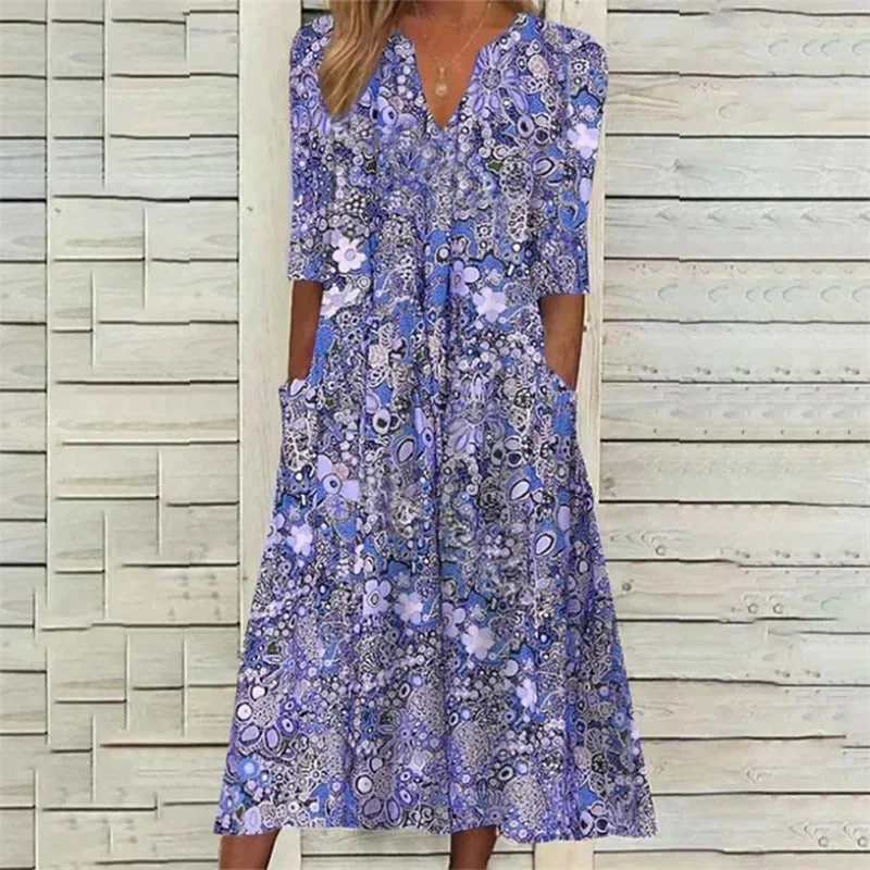 Jannama - Abito Estivo Elegante Con Copertura Del Ventre - Image 2