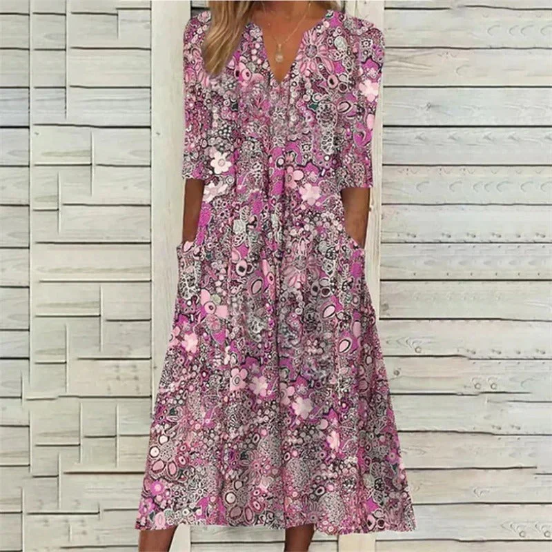 Jannama - Abito Estivo Elegante Con Copertura Del Ventre - Image 3