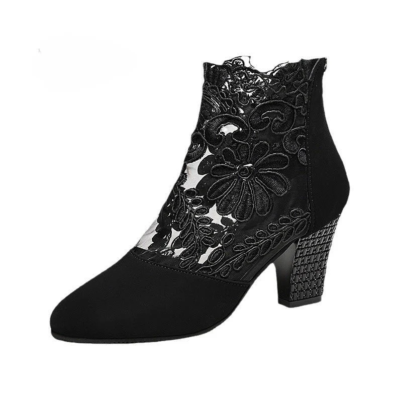 Janneke - Scarpe Eleganti Con Tacco Alto in Pizzo - Image 10