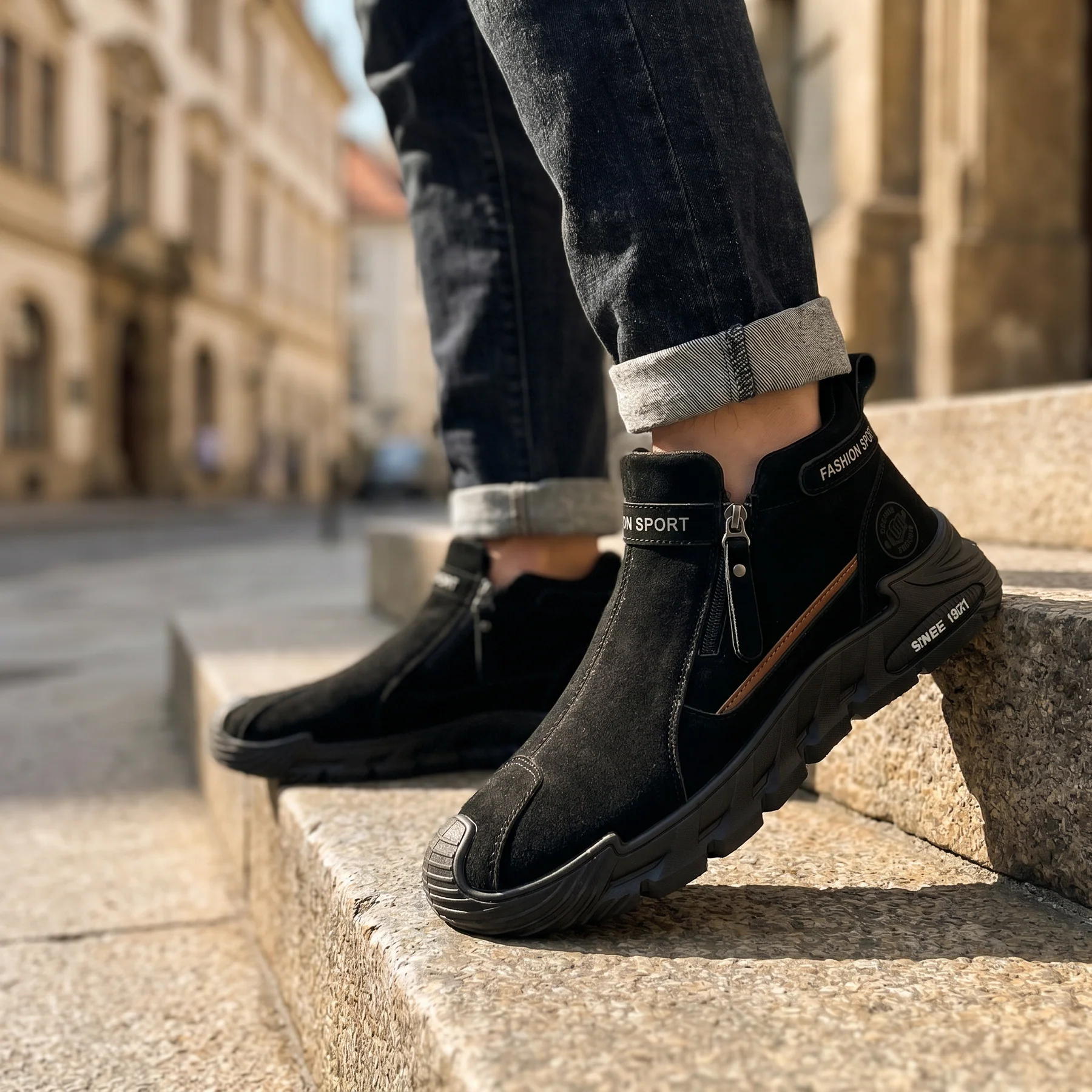 Jaquarius - Scarpa da Ginnastica Moderne Con Cerniera Laterale - Image 4