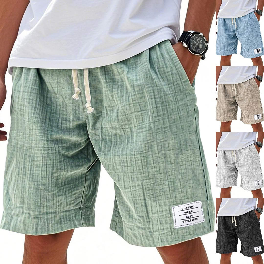 Javid - Pantaloncini Casual Leggeri Dalla Vestibilità Comoda - Image 8