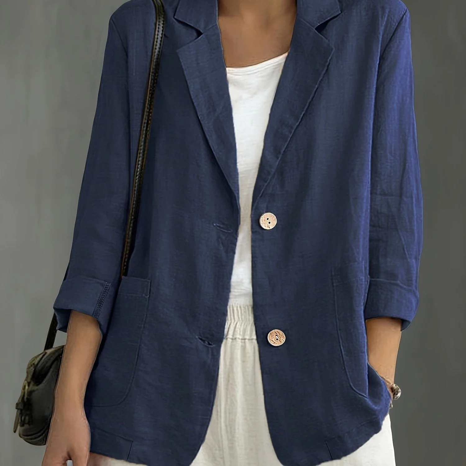 Jayde - Elegante Blazer in Cotone - Image 2